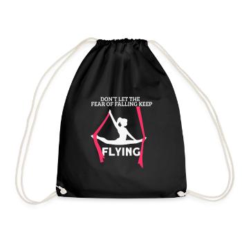 Acrobatic Gymnastic Sport Geschenk - Turnbeutel - Schwarz - Vorne