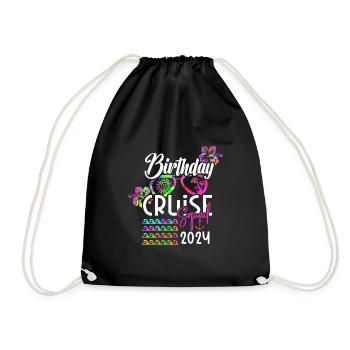 Cruise Cruise Ship Gift - Drawstring Bag - black - Front