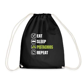 Pomegranate Food Christmas - Drawstring Bag - black - Front