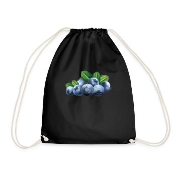 Blauberren Blauberre Geschenk - Turnbeutel - Schwarz - Vorne