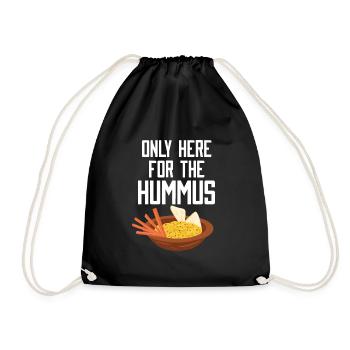 Hummus - Drawstring Bag - black - Front
