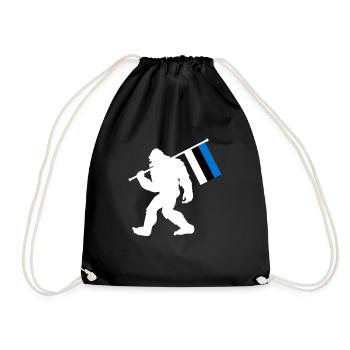 Estonie Bigfoot - Sac de sport léger - noir - Devant