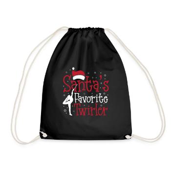Bâton Twirling Bâton Twirler cadeau - Sac de sport léger - noir - Devant