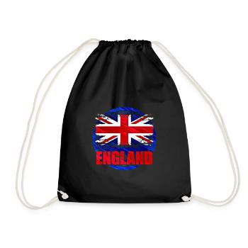 England - Turnbeutel - Schwarz - Vorne