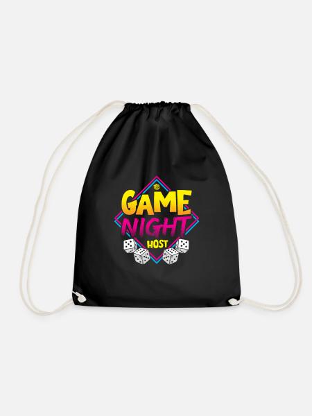 Brettspiele Spielbrett Geschenk - Turnbeutel - Schwarz