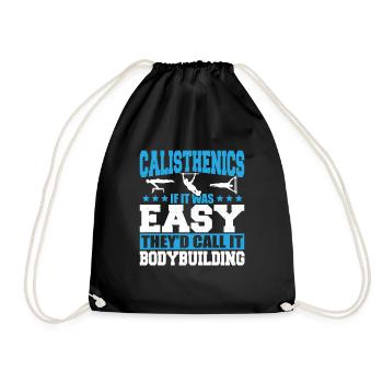 Calisthenics - Drawstring Bag - black - Front