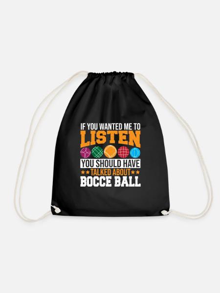Boccia - Turnbeutel - Schwarz