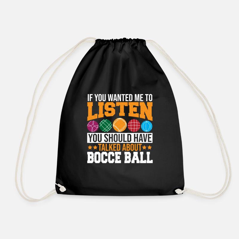 Boccia - Turnbeutel - Schwarz