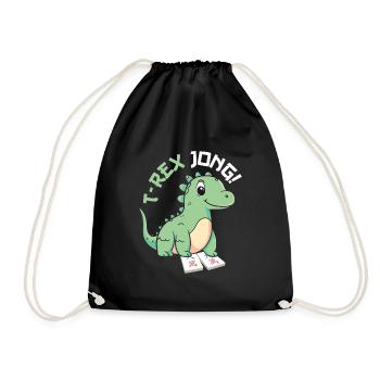 Cadeau pour les fans de Mahjong - Sac de sport léger - noir - Devant