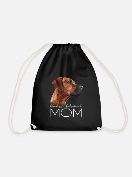 Rhodesian Ridgeback Mama - Turnbeutel - Schwarz