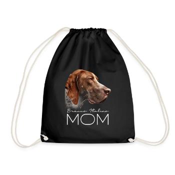 Bracco Italiano Mama - Turnbeutel - Schwarz - Vorne