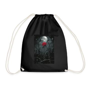 The Purple Rose Tarot - Drawstring Bag - black - Front