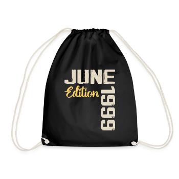 Né(e) en Juin 1999 Cadeau Juin 1999 Anniversaire - Sac de sport léger - noir - Devant