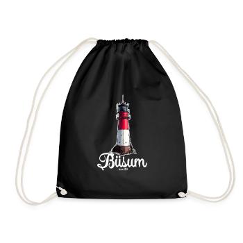 Büsum Lighthouses - North Sea North Sea Coast - Drawstring Bag - black - Front