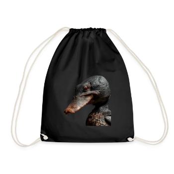 Platypus - Drawstring Bag - black - Front