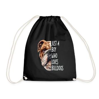 Bulldog - Drawstring Bag - black - Front