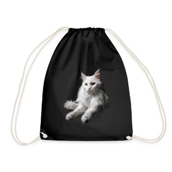 Angora turc - Sac de sport léger - noir - Devant