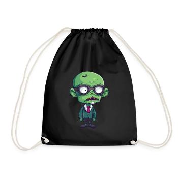 Schulleiter Halloween - Turnbeutel - Schwarz - Vorne