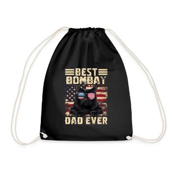Bombay Papa - Turnbeutel - Schwarz - Vorne