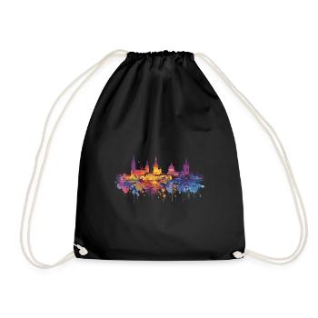 Northeim - Drawstring Bag - black - Front