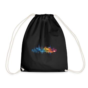 Voerde (Lower Rhine) - Drawstring Bag - black - Front