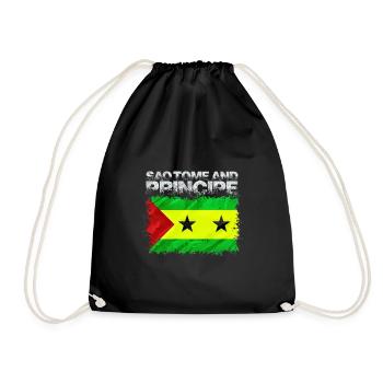 Sao Tomé-Principe - Sac de sport léger - noir - Devant