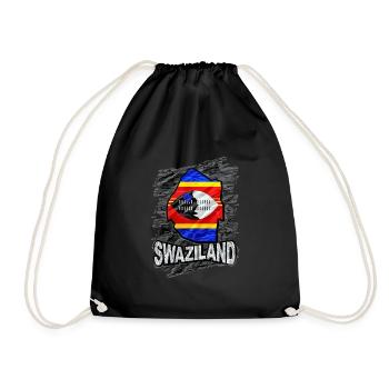 Swasiland - Turnbeutel - Schwarz - Vorne