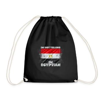 Egypt - Drawstring Bag - black - Front