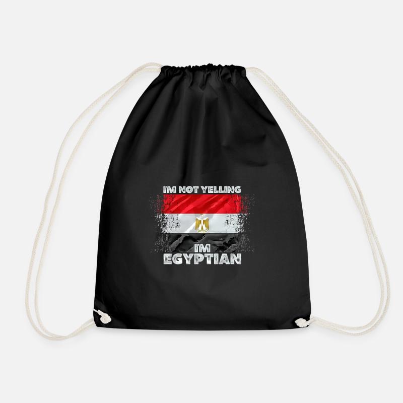 Ägypten - Turnbeutel - Schwarz