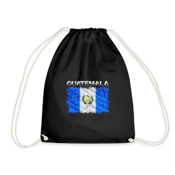 Guatemala - Drawstring Bag - black - Front