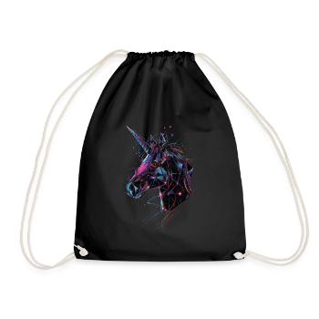Licorne - Sac de sport léger - noir - Devant
