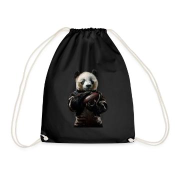 Panda - Sac de sport léger - noir - Devant