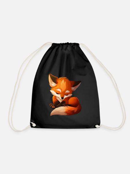 Fuchs - Turnbeutel - Schwarz