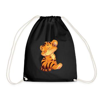 Tigre - Sac de sport léger - noir - Devant