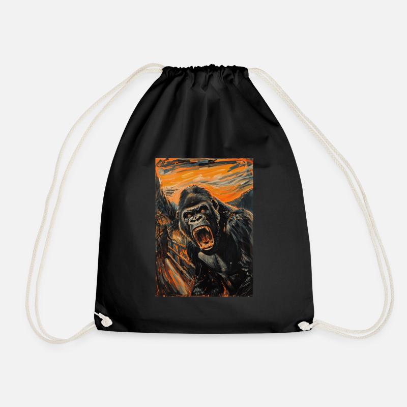 Gorilla - Turnbeutel - Schwarz
