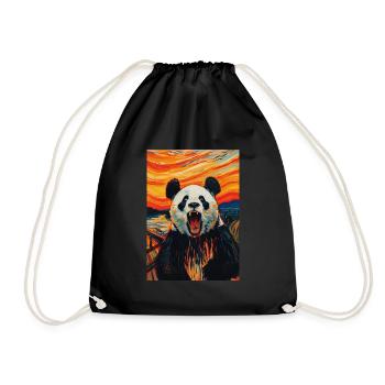 Panda - Sac de sport léger - noir - Devant