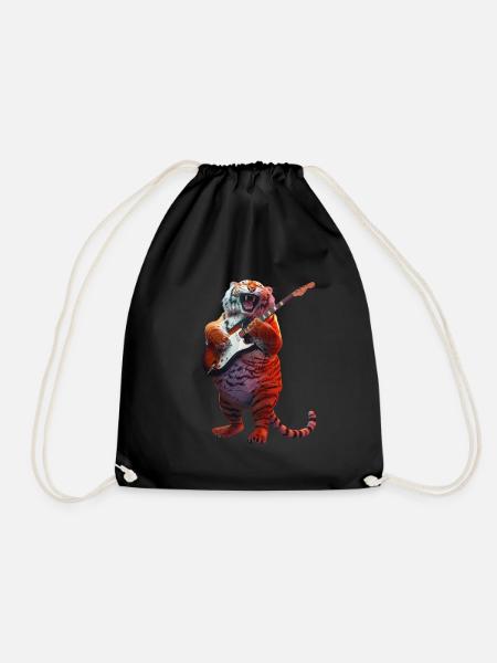 Tiger - Turnbeutel - Schwarz
