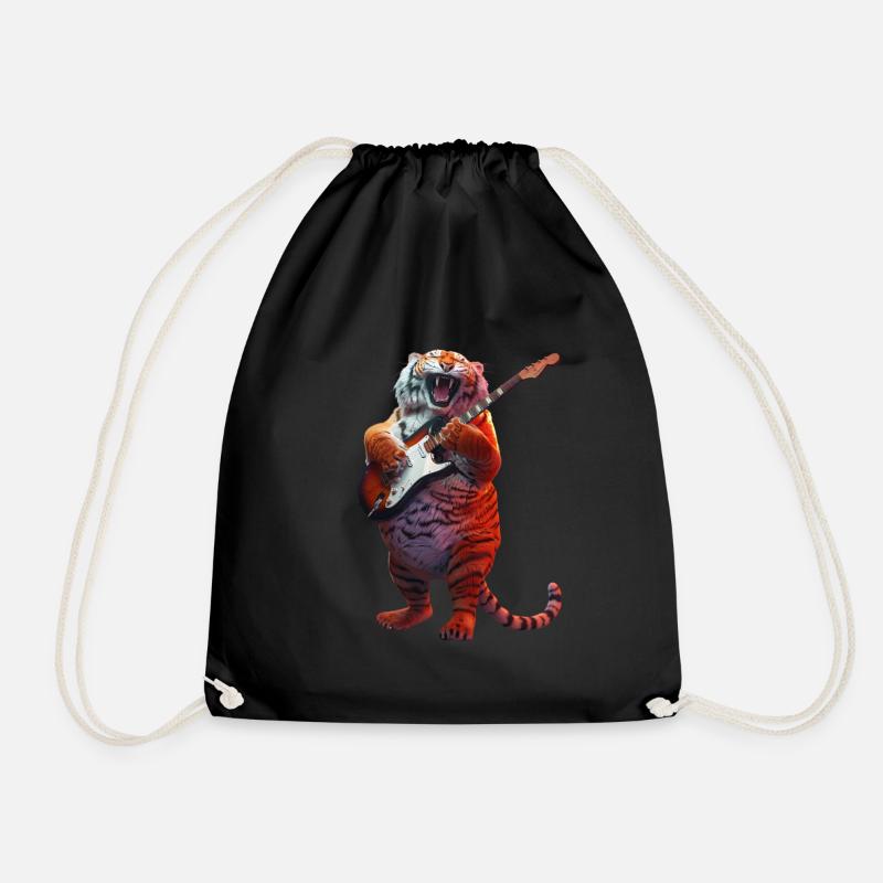 Tiger - Turnbeutel - Schwarz