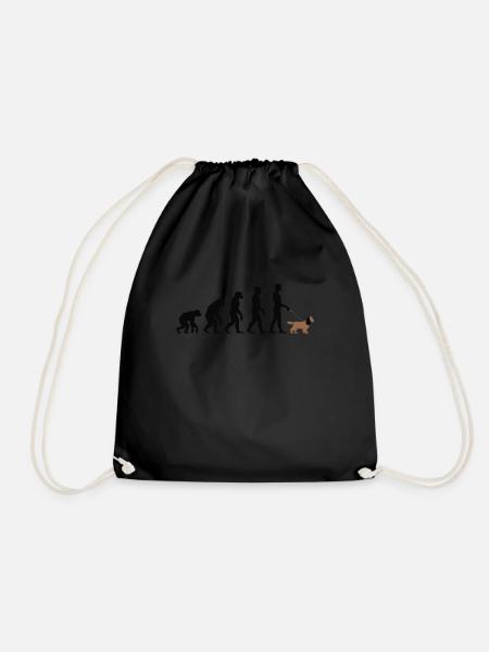 Cocker Spaniel - Drawstring Bag - black