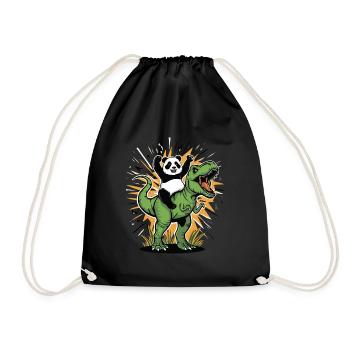 Panda - Sac de sport léger - noir - Devant
