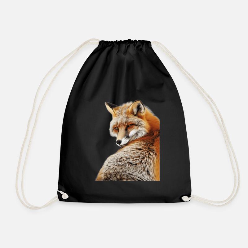 Fuchs - Turnbeutel - Schwarz