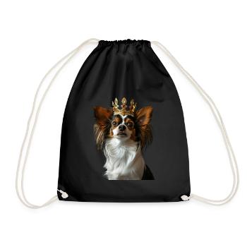 Butterfly - Drawstring Bag - black - Front