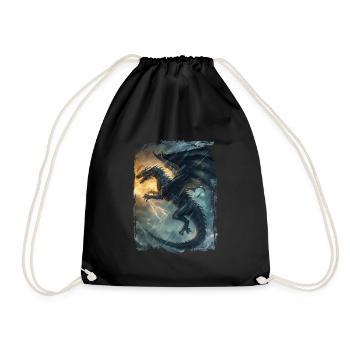 Cerf-volant - Sac de sport léger - noir - Devant