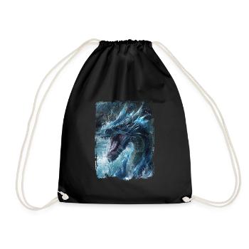 Kite - Drawstring Bag - black - Front