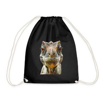 Dinosaure - Sac de sport léger - noir - Devant