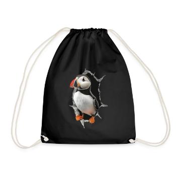 Macareux - Sac de sport léger - noir - Devant