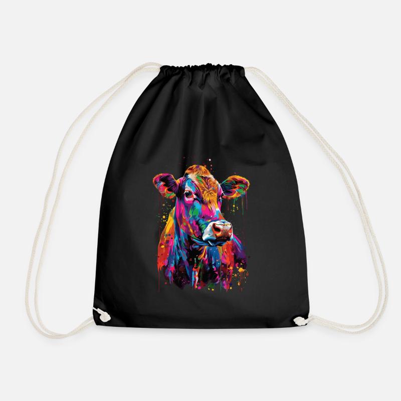 Vache - Sac de sport léger - noir