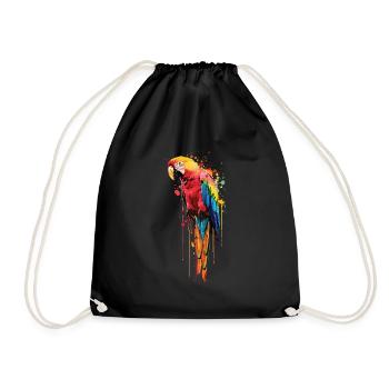 Perroquet - Sac de sport léger - noir - Devant