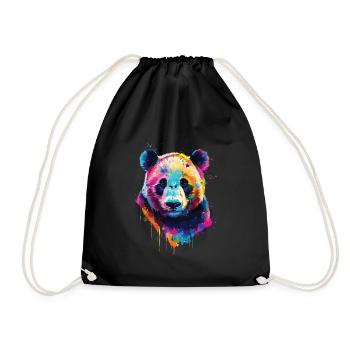 Panda - Sac de sport léger - noir - Devant