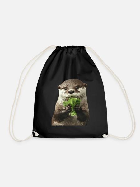 Otter - Turnbeutel - Schwarz